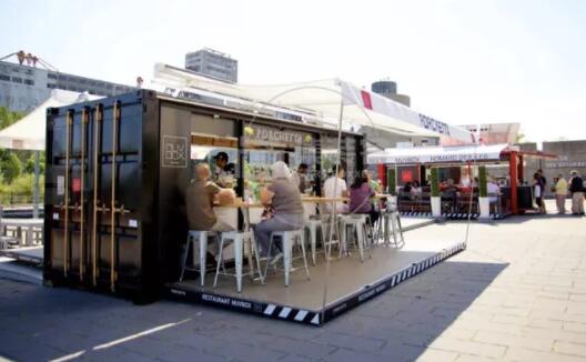 濟南濟陽區華陽路集裝箱移動板房售貨亭