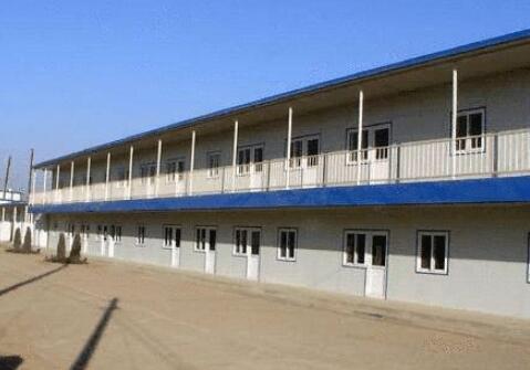 濟南地鐵項目施工使用中筑住人集裝箱房 濟南地鐵項目施工使用中筑住人集裝箱房